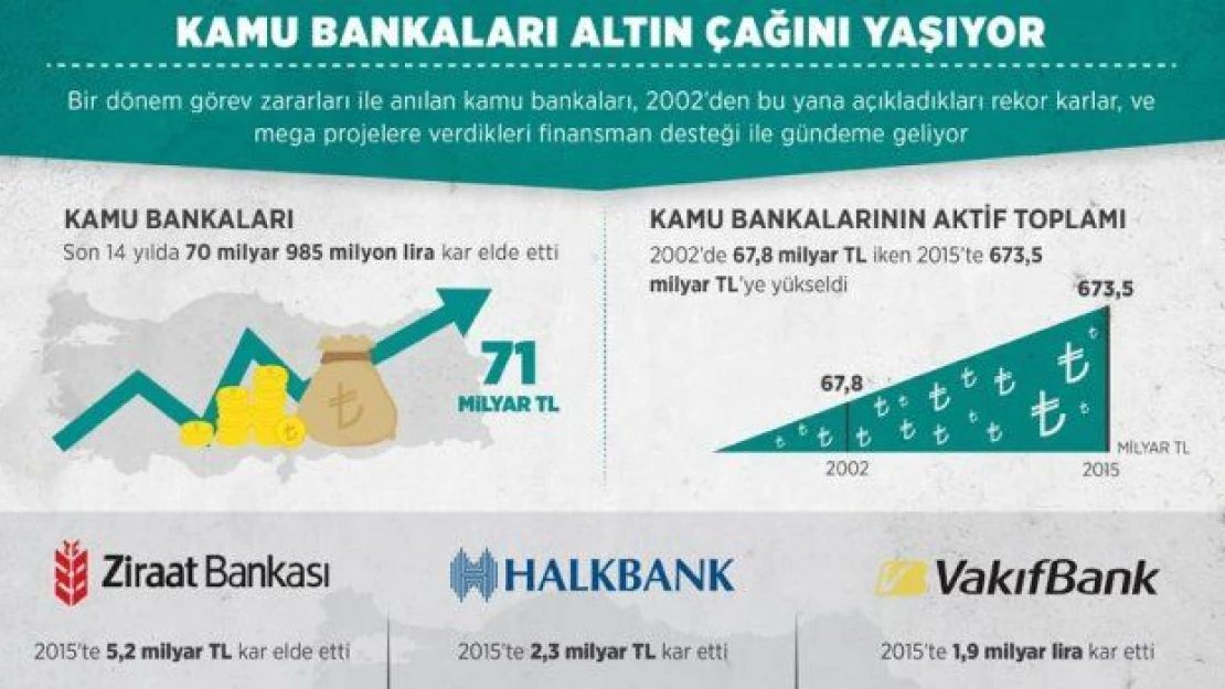 Kamu bankaları altın çağını yaşıyor