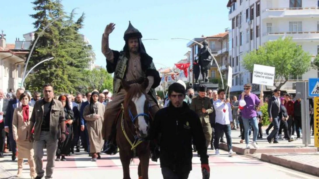 Karaman'da 745. Türk Dil Bayramı kutlamaları başladı