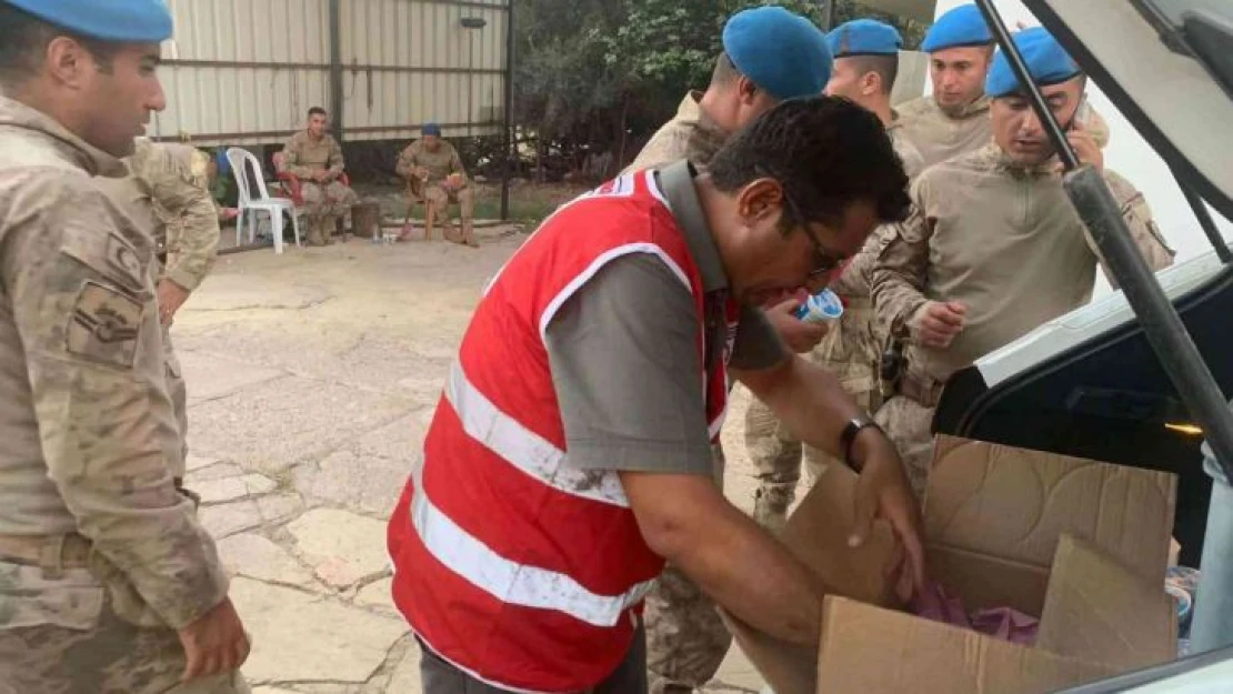 Kızılay'dan Mersin'deki yangın ekiplerine destek