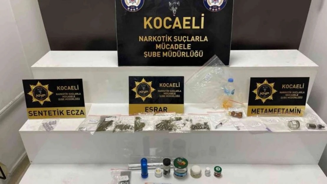 Kocaeli'de üç farklı uyuşturucu operasyonunda 3 kişi tutuklandı