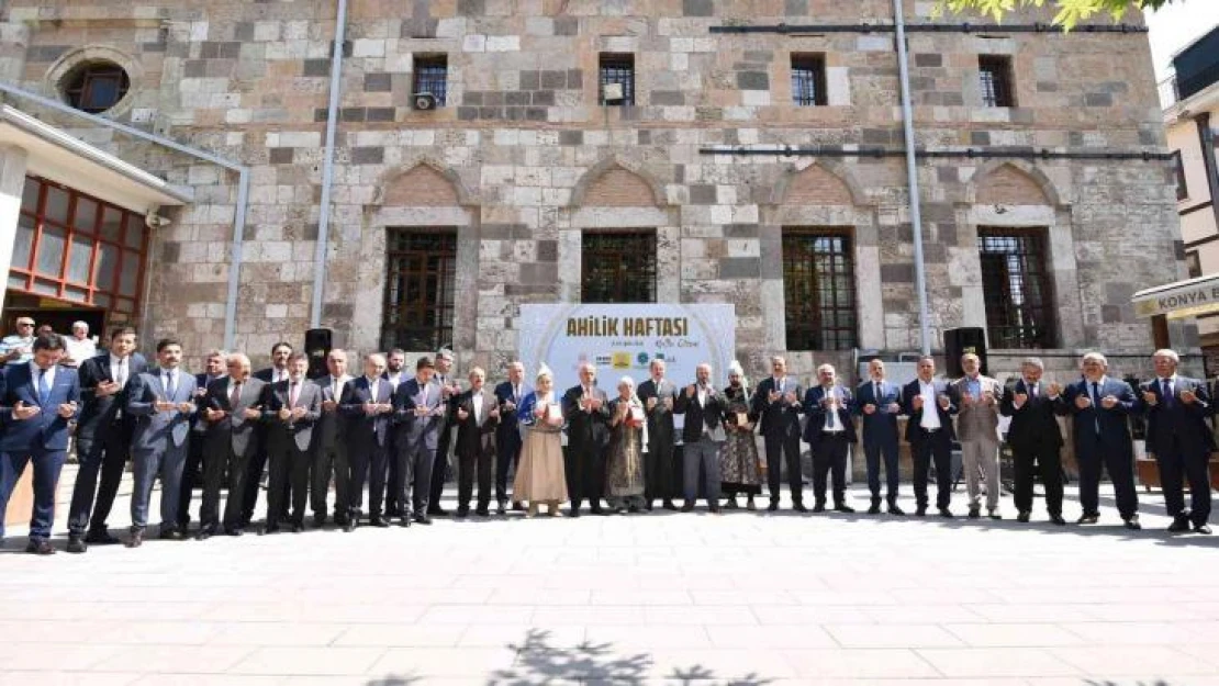 Konya'da Ahilik Haftası etkinlikleri Bakan Kirişci'nin katılımıyla başladı