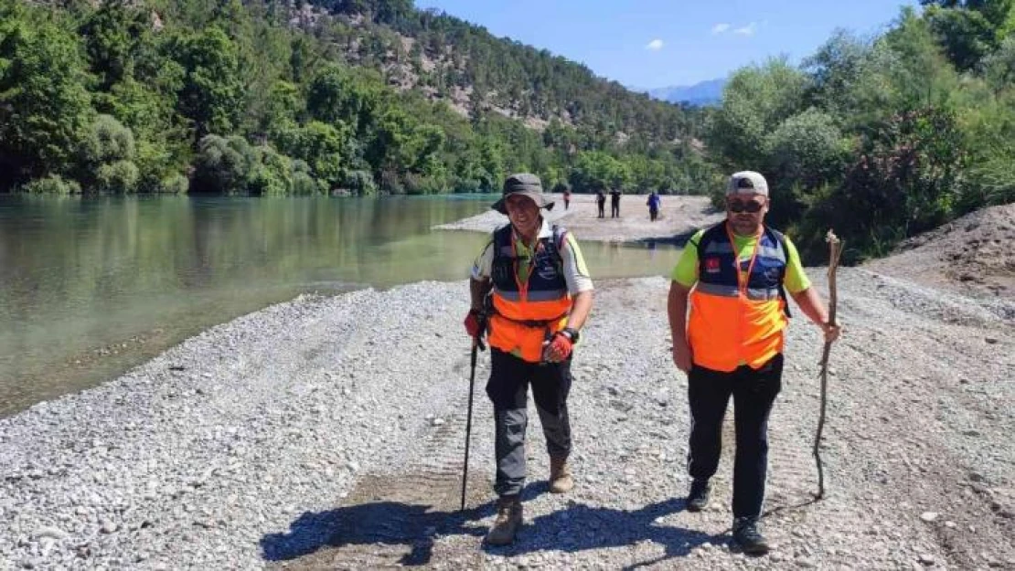 Köprülü Kanyon'da kaybolan Brunei vatandaşı genci arama çalışmaları 5. gününde sürüyor