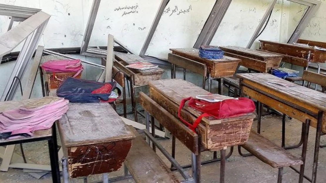 Madaya'da ilkokula saldırı: 15 yaralı
