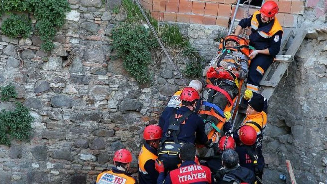 Mahsur kaldığı kuyudan 4 günde kurtarılabildi