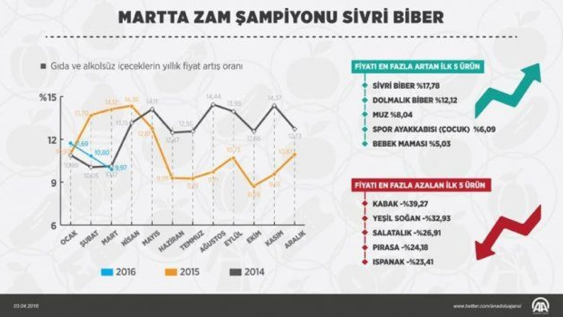Martta zam şampiyonu sivri biber