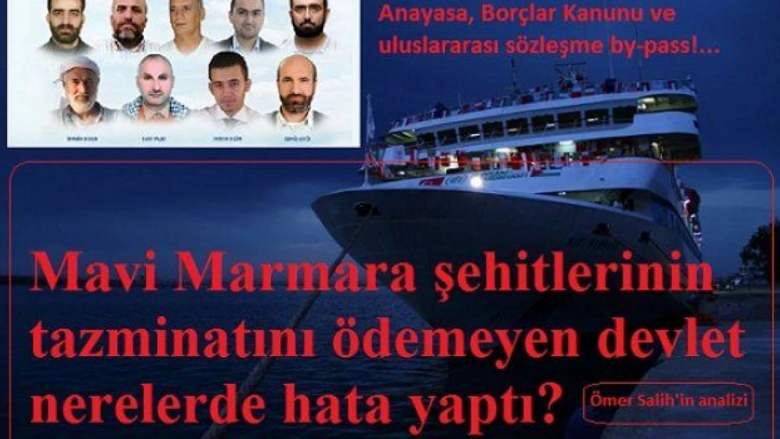 Mavi Marmara şehitlerinin tazminatını ödemeyen devlet nerelerde hata yaptı?