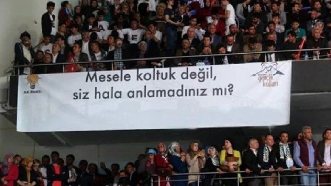  &quotMesele koltuk değil siz hala anlamadınız mı"