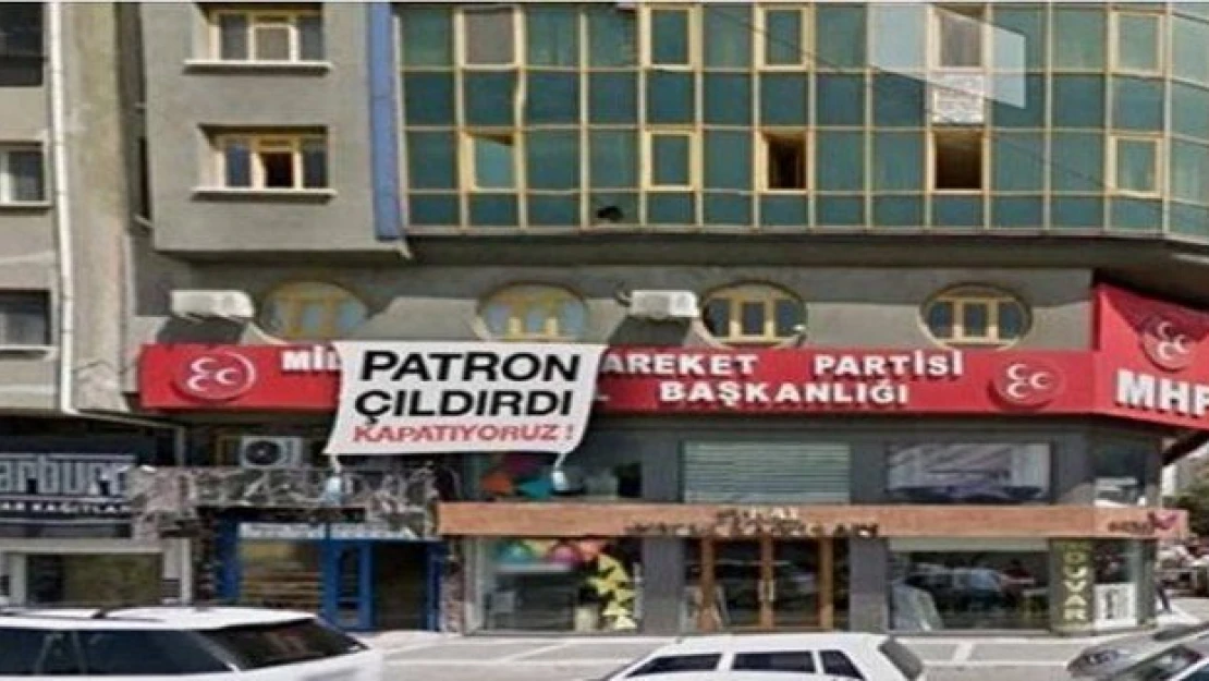 MHP'de teşkilat kapatmalarına caps'li yorum