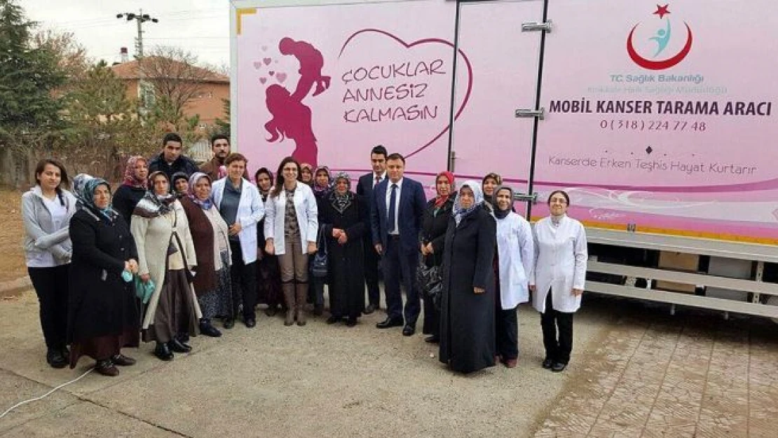 Mobil tarama aracı kanser teşhisine katkı sağlıyor