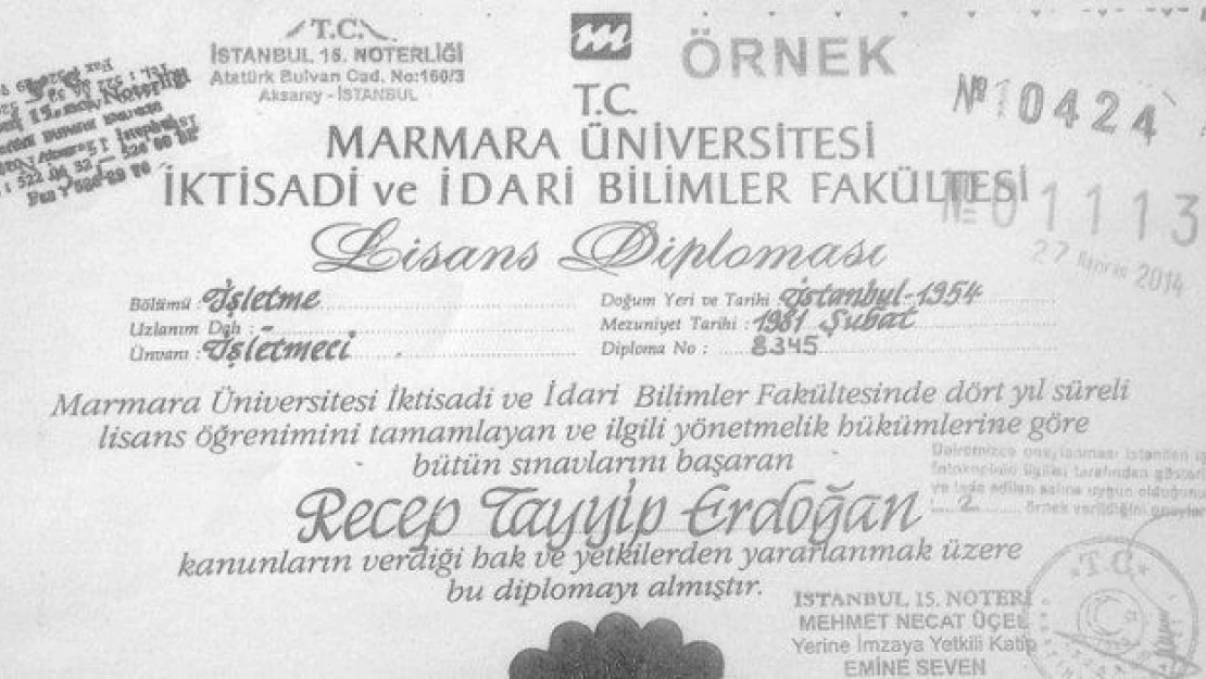 'Diploma' tartışması burda bitmez! Muhalefeti noter onayı bile inandıramadı