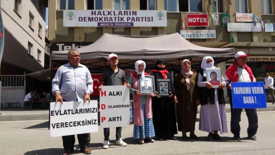 Muş'ta evlat nöbetindeki annelerin eylemi 68. haftaya girdi