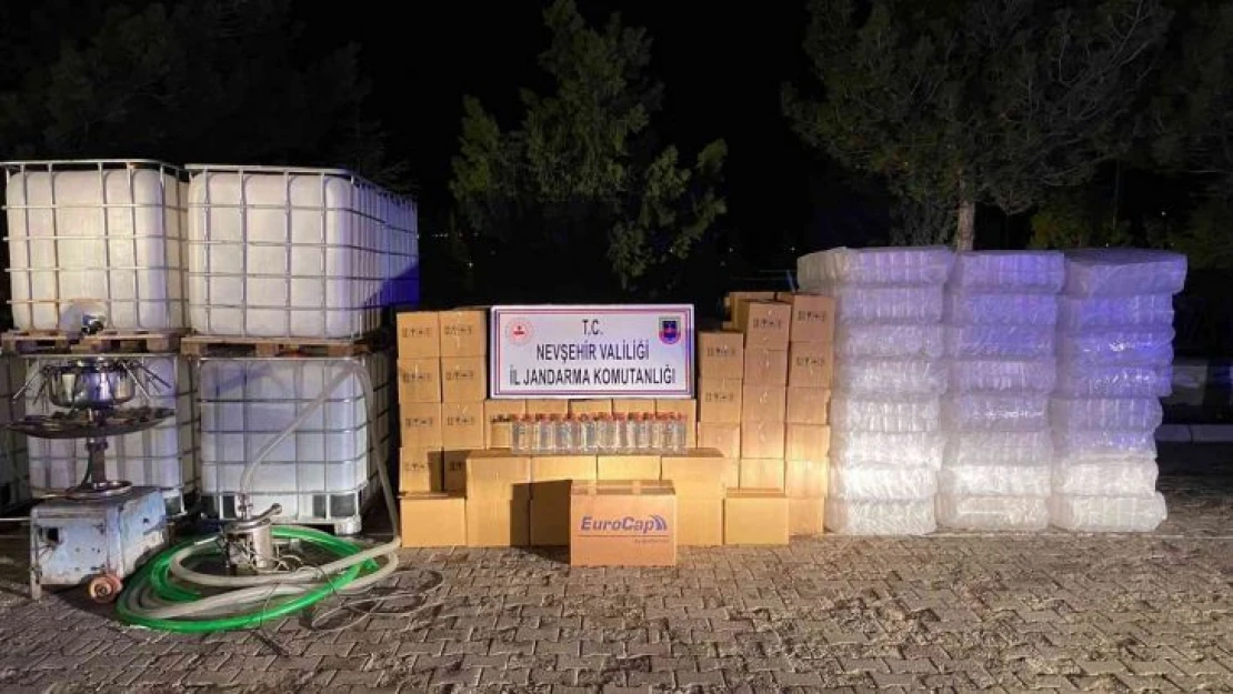 Nevşehir'de 2 bin 842 litre etil alkol ele geçirildi: 6 kişi gözaltında