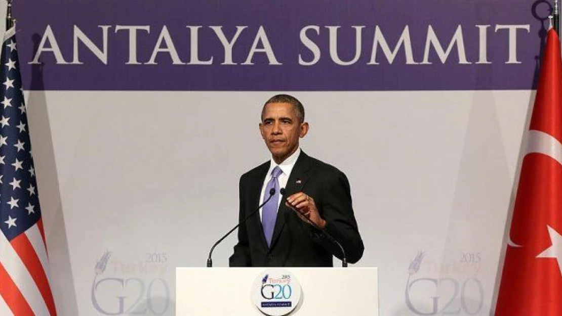 Obama, Antalya'da basın toplantısı düzenledi