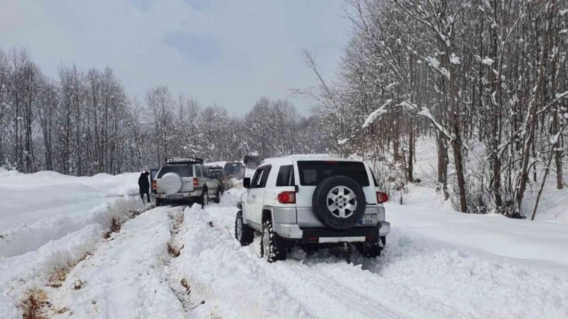 Off-Road tutkunları adrenalin dolu bir gün geçirdi