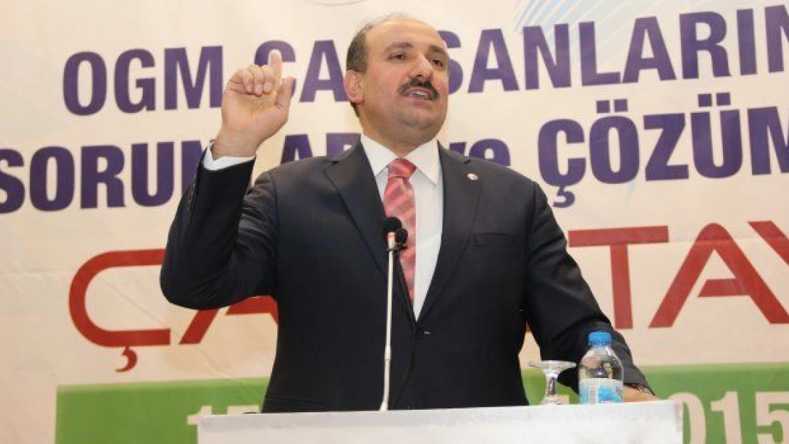 &quotOGM Çalışanlarının Sorunları ve Çözümleri Çalıştayı bir milat"