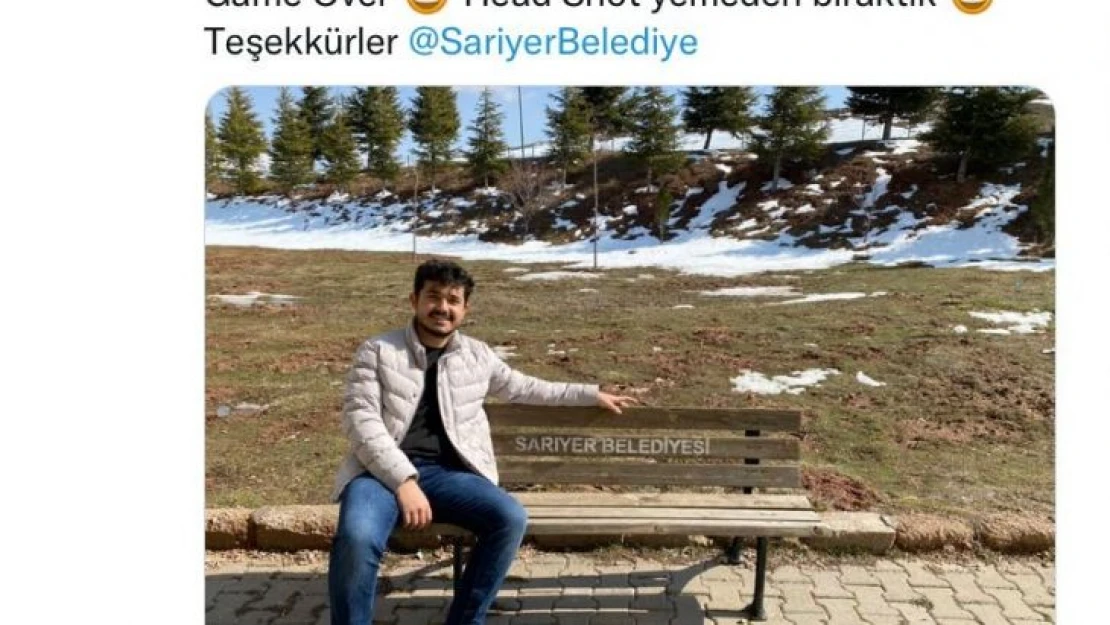 Öğrenciler ile belediye arasında gündem olan bank yerine kondu