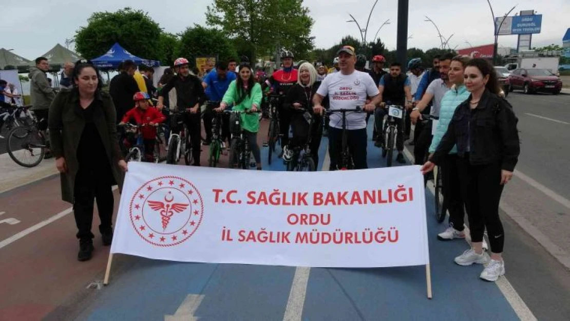 Ordu'da Dünya Bisiklet Günü dolayısıyla etkinlik düzenlendi