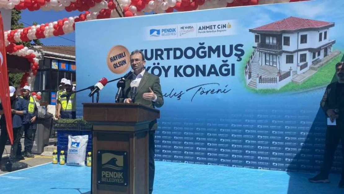 Pendik'te Çiftçiler Günü köy konağı açılışıyla kutlandı