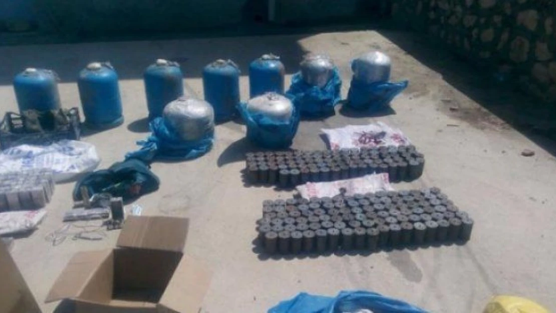 PKK'nın bomba deposu ele geçirildi