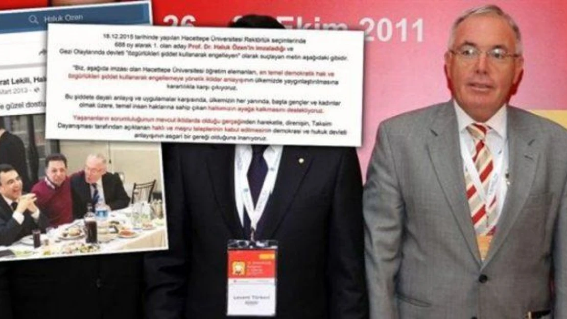 Rektör adayı Gezi'de isyan çağrısı yapmış, Erdağan'a hakaret etmiş