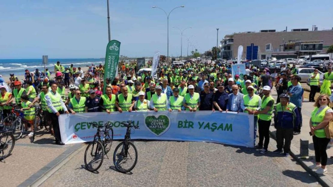 Samsun'da 'Çevre Dostu Bir Yaşam' için bisiklet turu düzenlendi