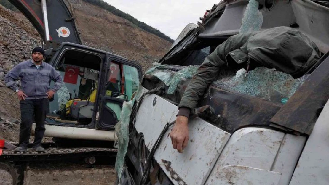 Samsun'da taş ocağında feci kaza: 1 ölü