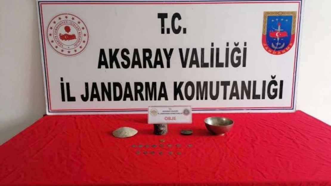 Satmak için getirdiği tarihi eserlerle jandarmaya yakalandı