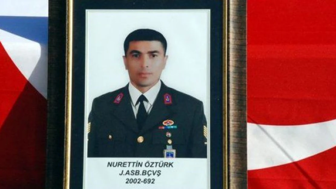 Şehit Nurettin Öztürk'e veda