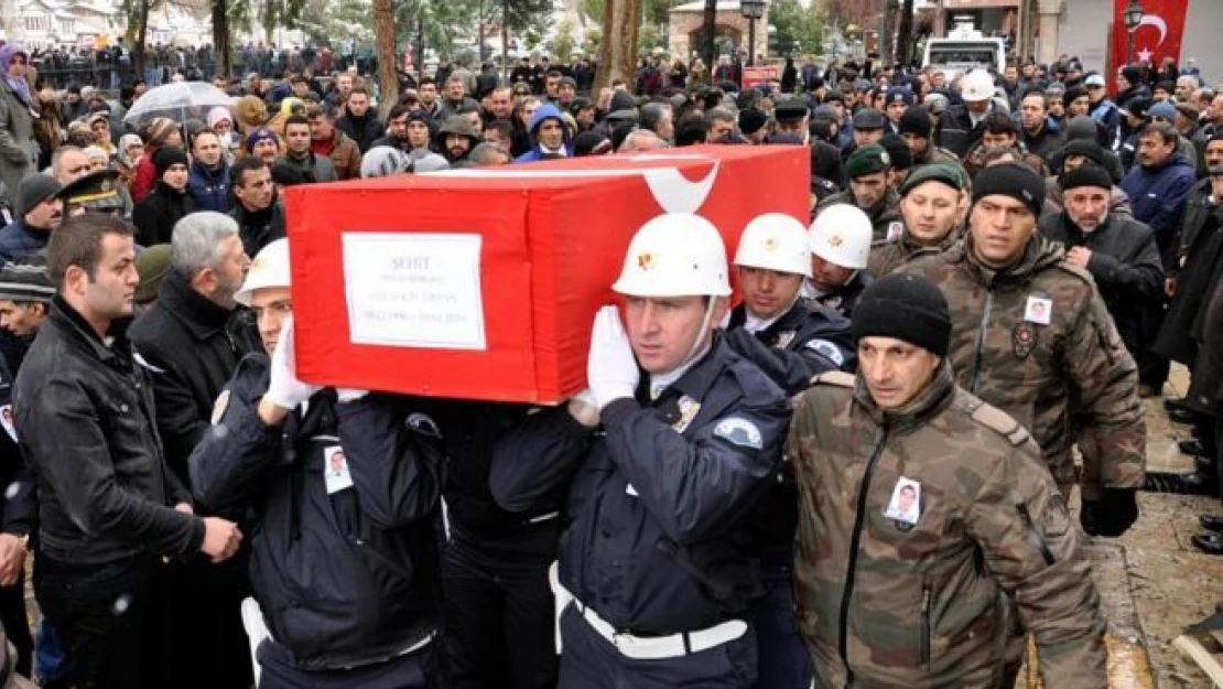 Şehit polis memuru Tırpan son yolculuğuna uğurlandı