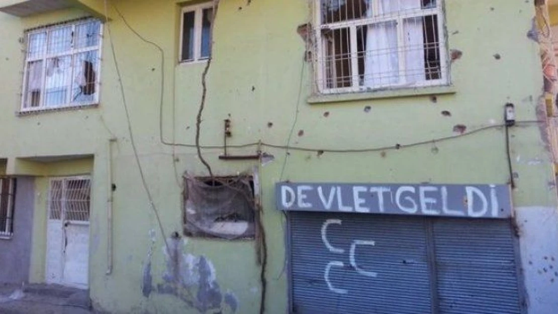 Silvan'daki 'devlet geldi' yazısına devletten soruşturma!