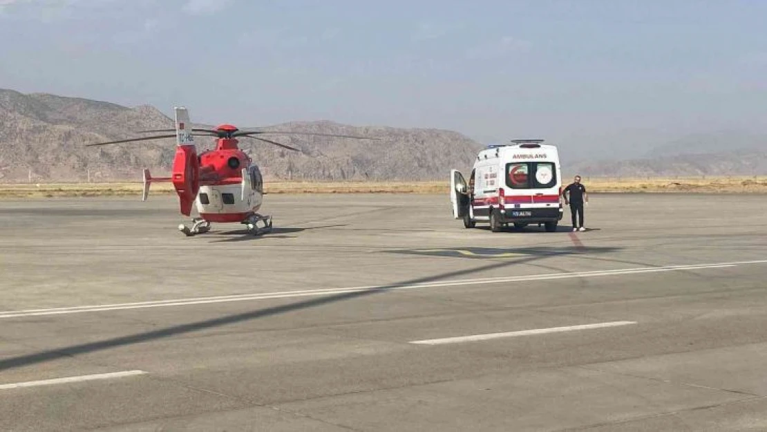 Şırnak'ta ambulans helikopter prematüre bebek için havalandı