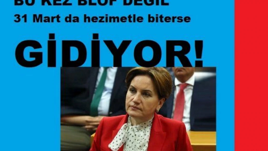 ŞOK ŞOK! O GERÇEKLEŞİRSE AKŞENER HAVLU ATIYOR