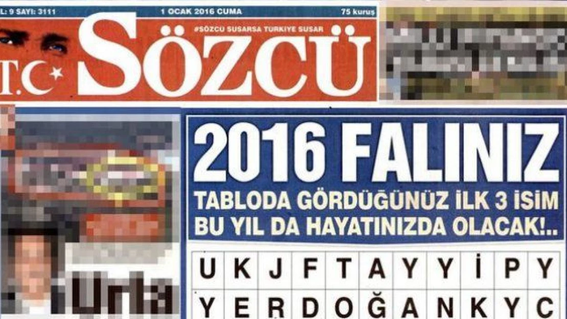 Sözcü'den Cumhurbaşkanı Erdoğan'a ağır hakaret ve küfür