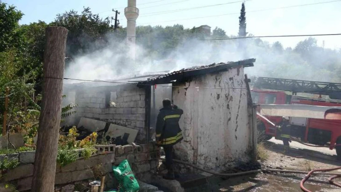 Tandır ateşi yangına neden oldu