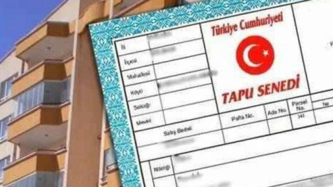 Tapu işlemlerinde önemli değişiklik
