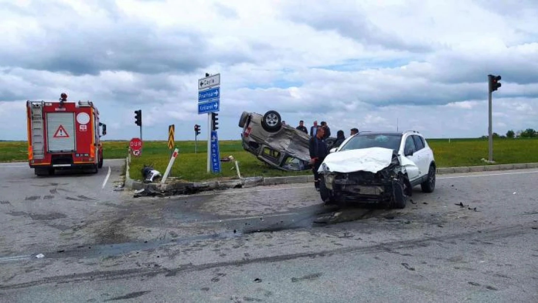 Tekirdağ'da feci kaza: 4 yaralı