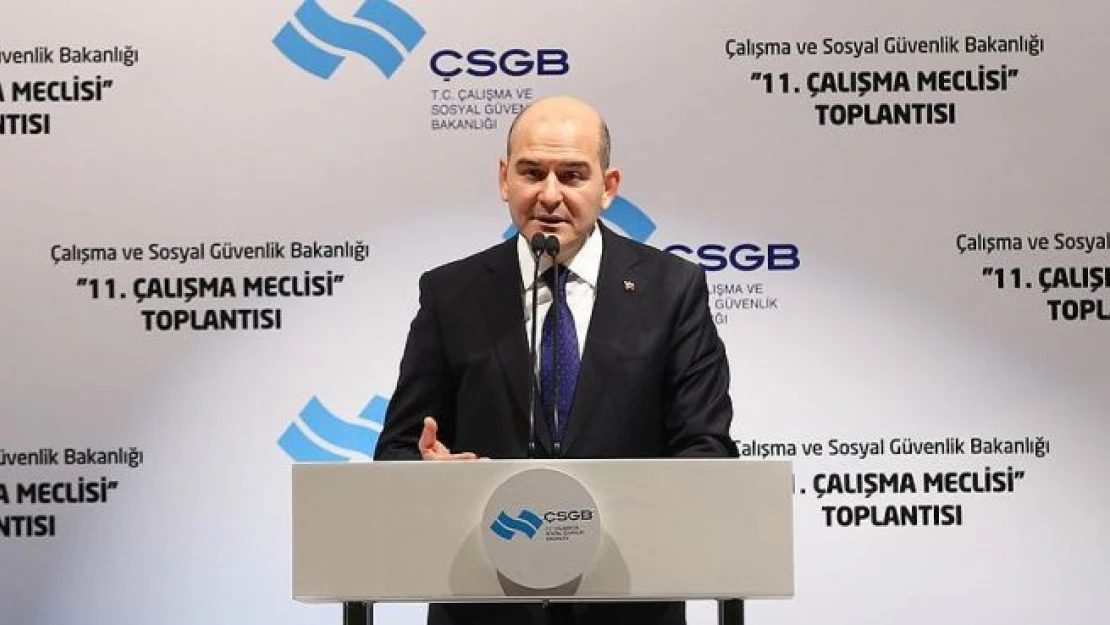 Soylu: Temel hedefi 2023'te işsizliği yüzde 5'e indirmek