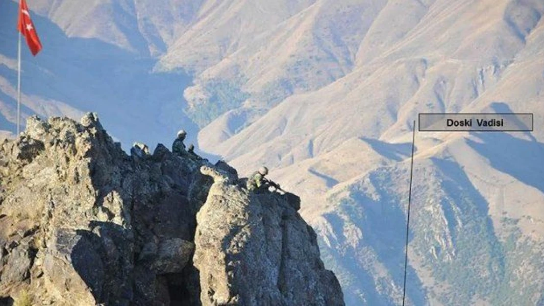 Teröristlere 3 bin 500 metrede ağır darbe