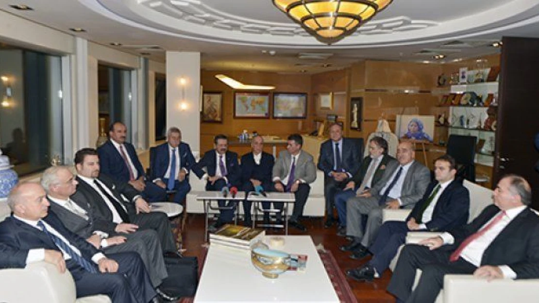 TOBB'dan Barolar Birliğine 'Tahir Elçi' ziyareti