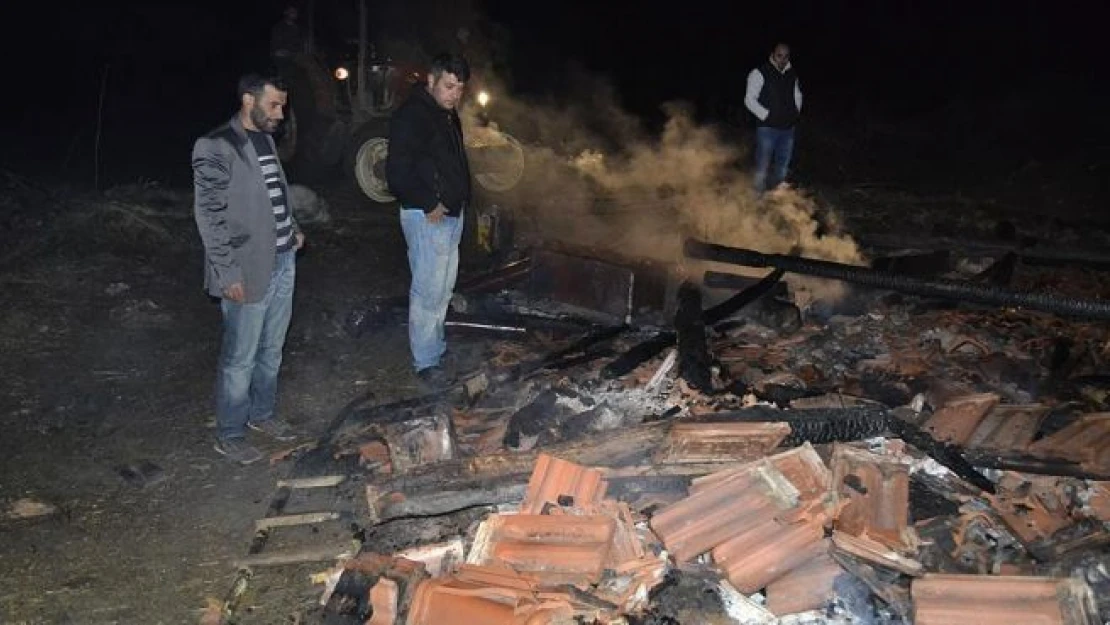 Tokat'ta yangında 207 küçükbaş hayvan telef oldu