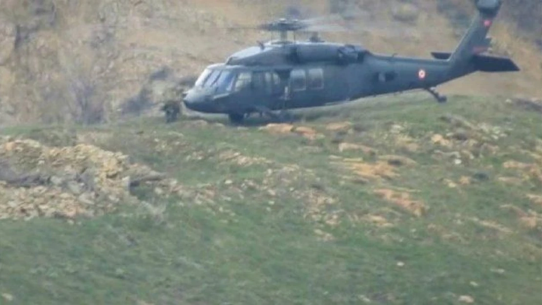 Flaş!Tunceli'de hava destekli terör operasyonu