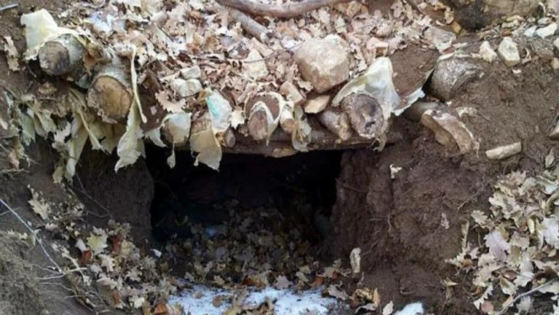 Tunceli'de terör örgütünün kullandığı 3 sığınak bulundu