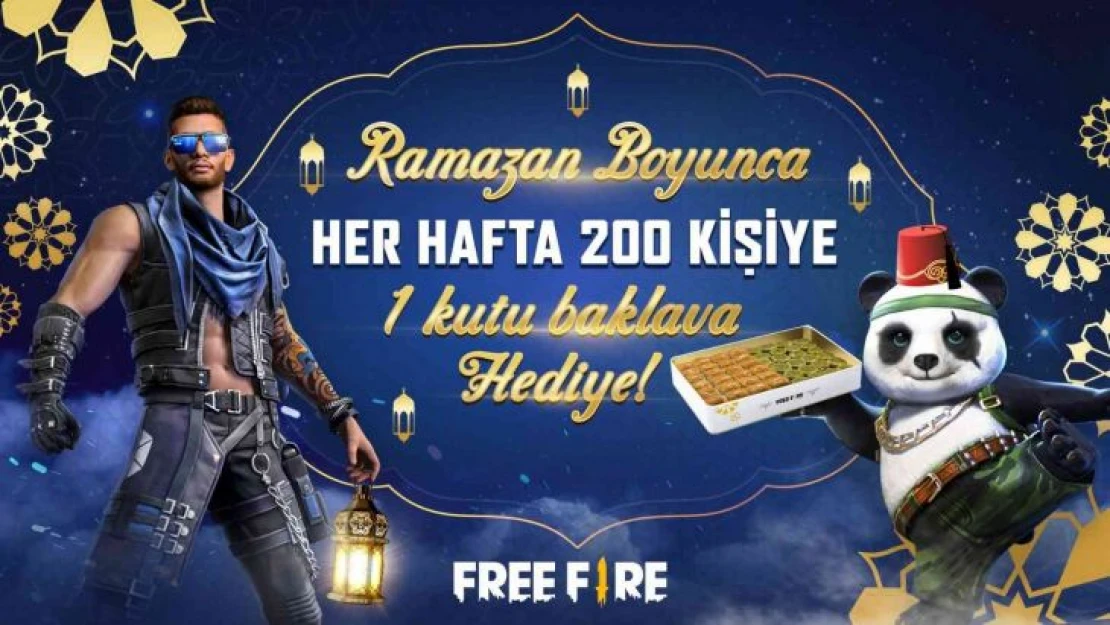 Türk baklavası Free Fire ödül listesinde