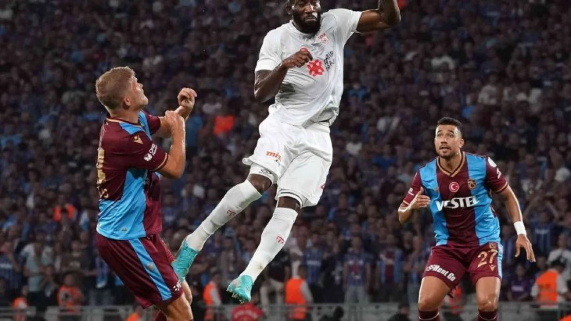Turkcell Süper Kupa: Trabzonspor: 1 - Sivasspor: 0 (İlk yarı)