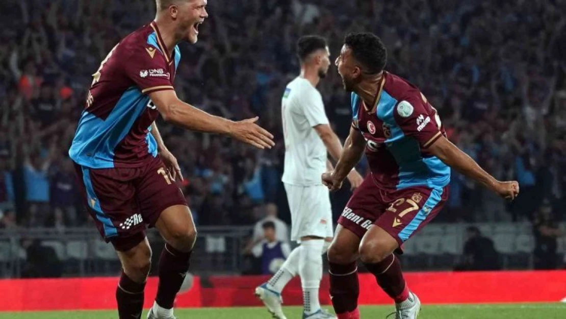 Turkcell Süper Kupa: Trabzonspor: 4 - Sivasspor: 0 (Maç sonucu)
