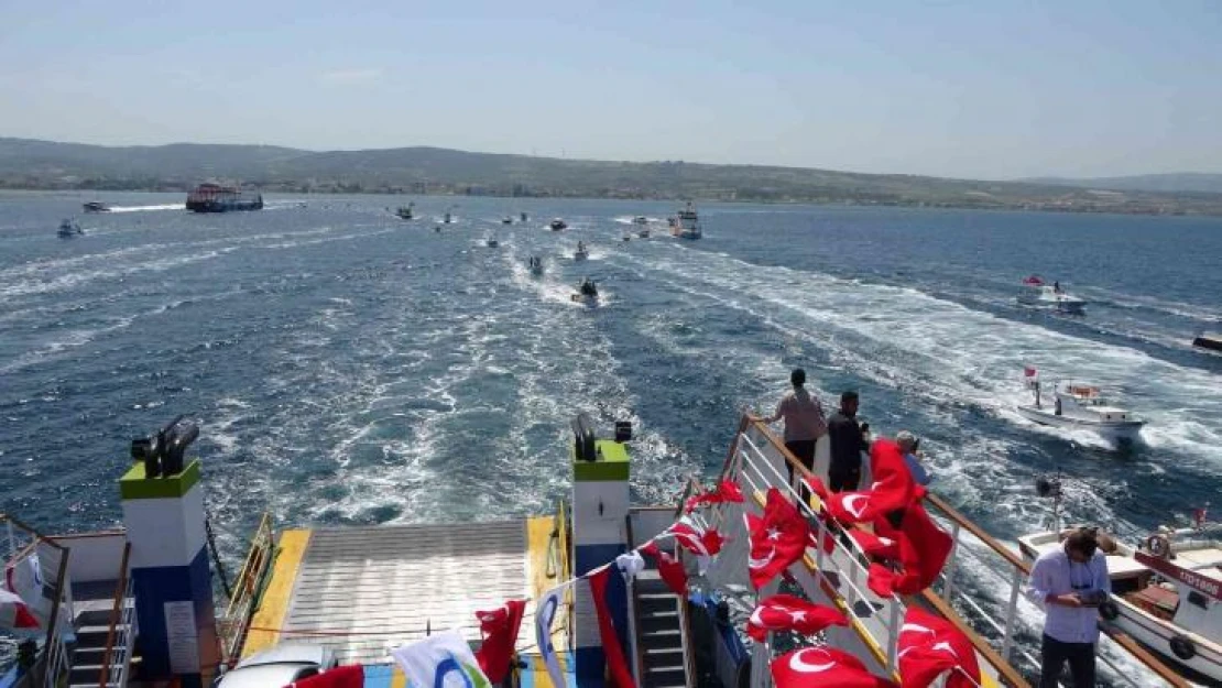 Türklerin Anadolu'dan Rumeli'ye geçişi 668 yıl sonra yeniden canlandırıldı