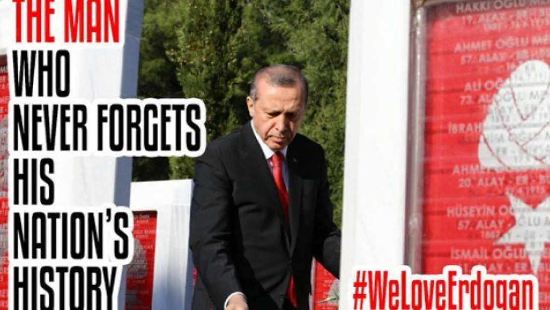 Twitter'da "#WeLoveErdogan" kampanyası