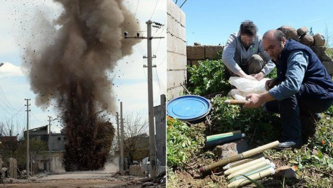 Vatandaş ihbarı ile patlayıcılar imha ediliyor