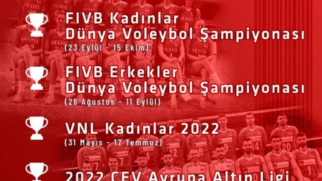 Voleybolda Avrupa ve Dünya Şampiyonaları TRT'de