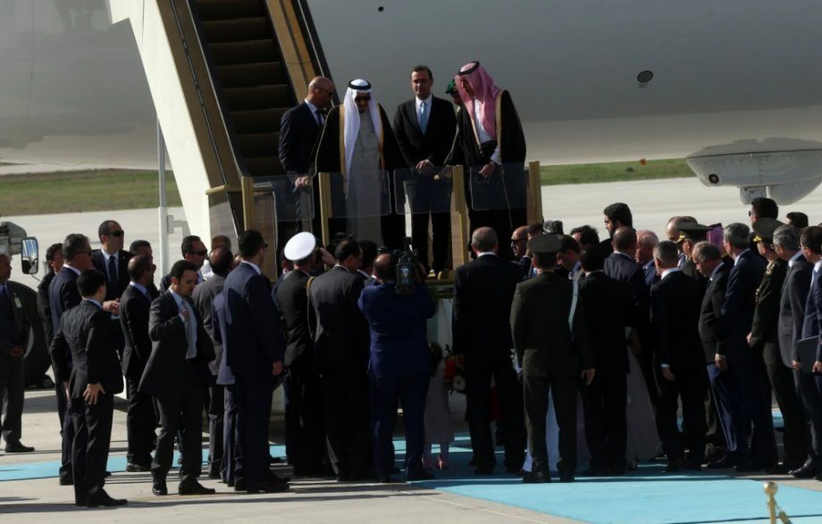 Suudi Arabistan Kralı Selman bin Abdulaziz Türkiye'ye geldi